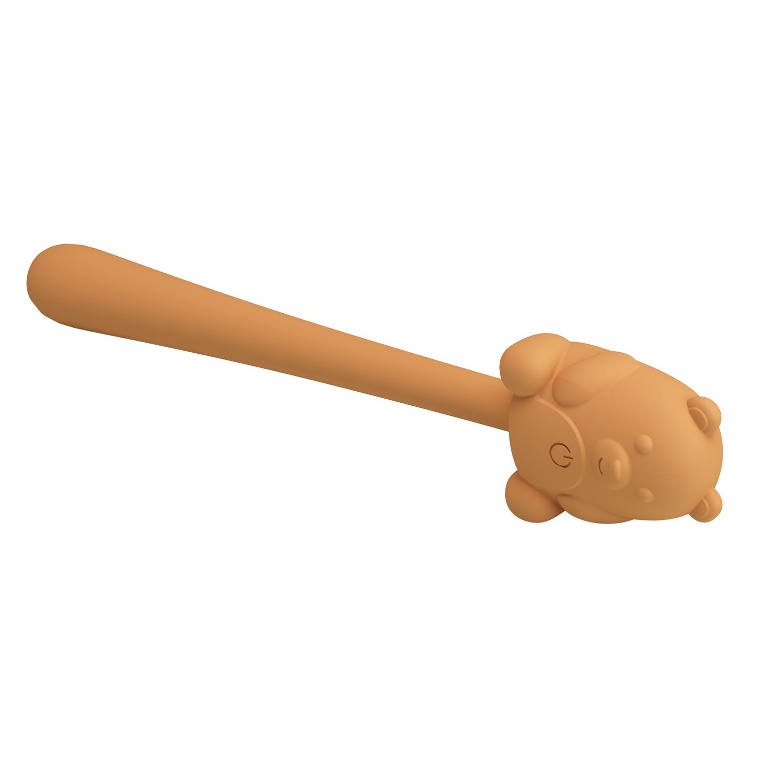 Бежевый универсальный гибкий вибратор - 13,3 см. — изображение 6