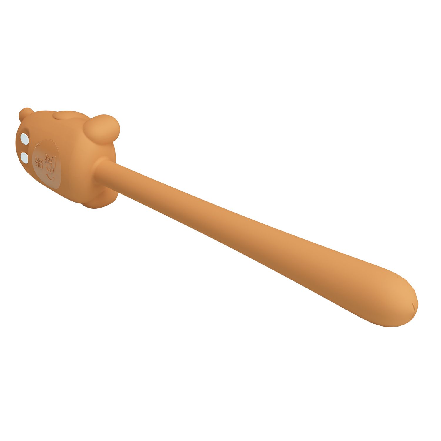 Бежевый универсальный гибкий вибратор - 13,3 см. — изображение 7