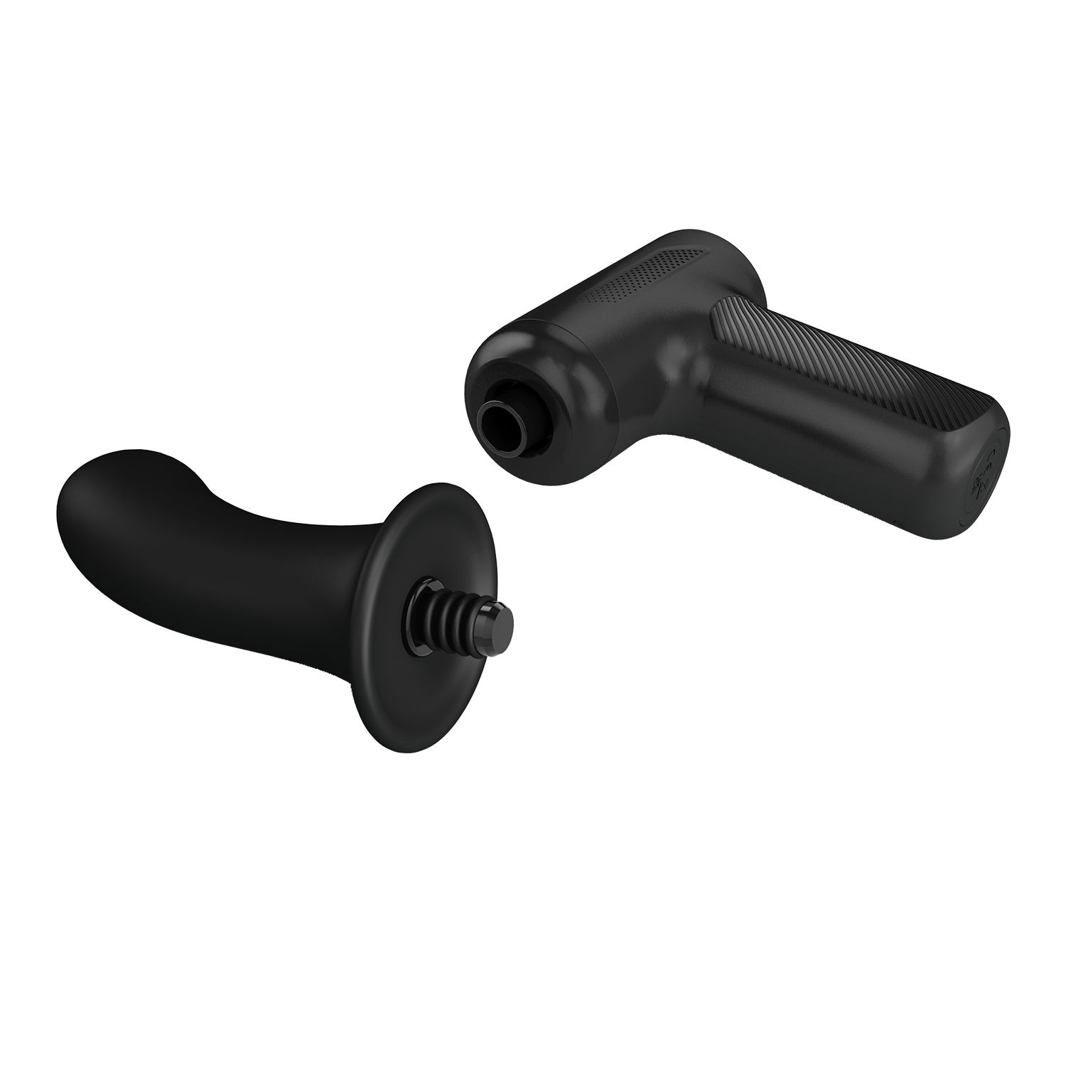 Черный вибромассажёр с поступательными движениями DJ Doctor — изображение 6