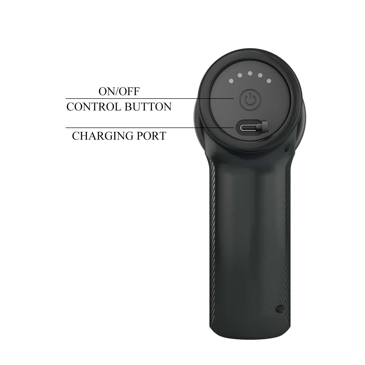 Черный вибромассажёр с поступательными движениями DJ Doctor — изображение 9