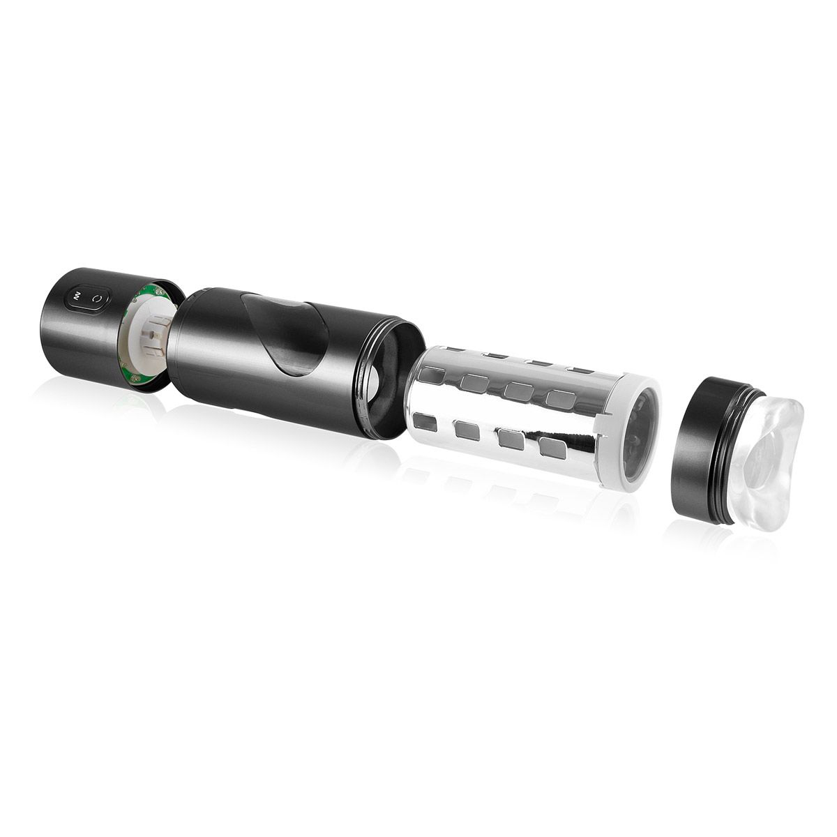 Перезаряжаемый мастурбатор-ротик Extreme Toyz Rechargeable Roto-Bator Mouth — изображение 6