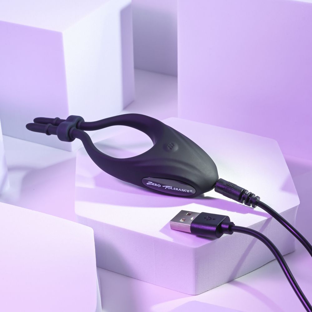 Черное эрекционное вибролассо Perfect Fit — изображение 12