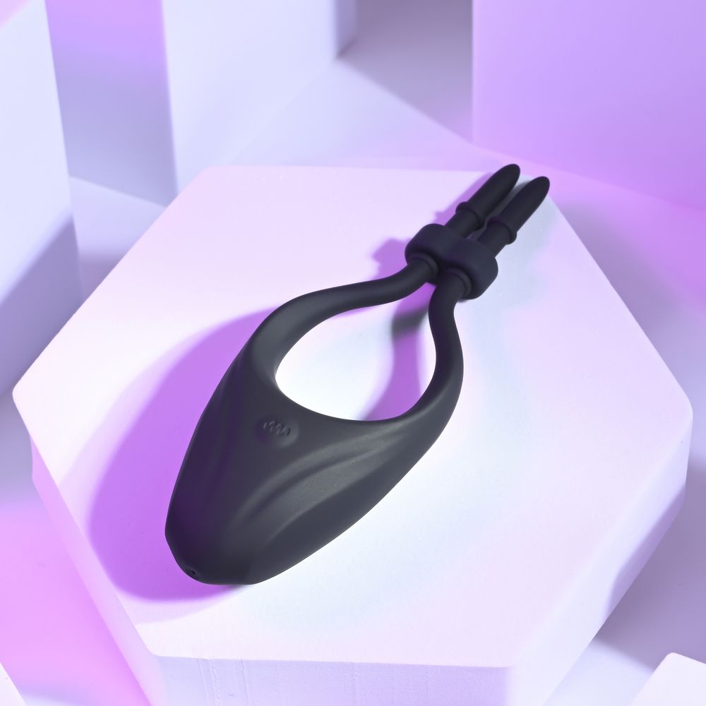 Черное эрекционное вибролассо Perfect Fit — изображение 8