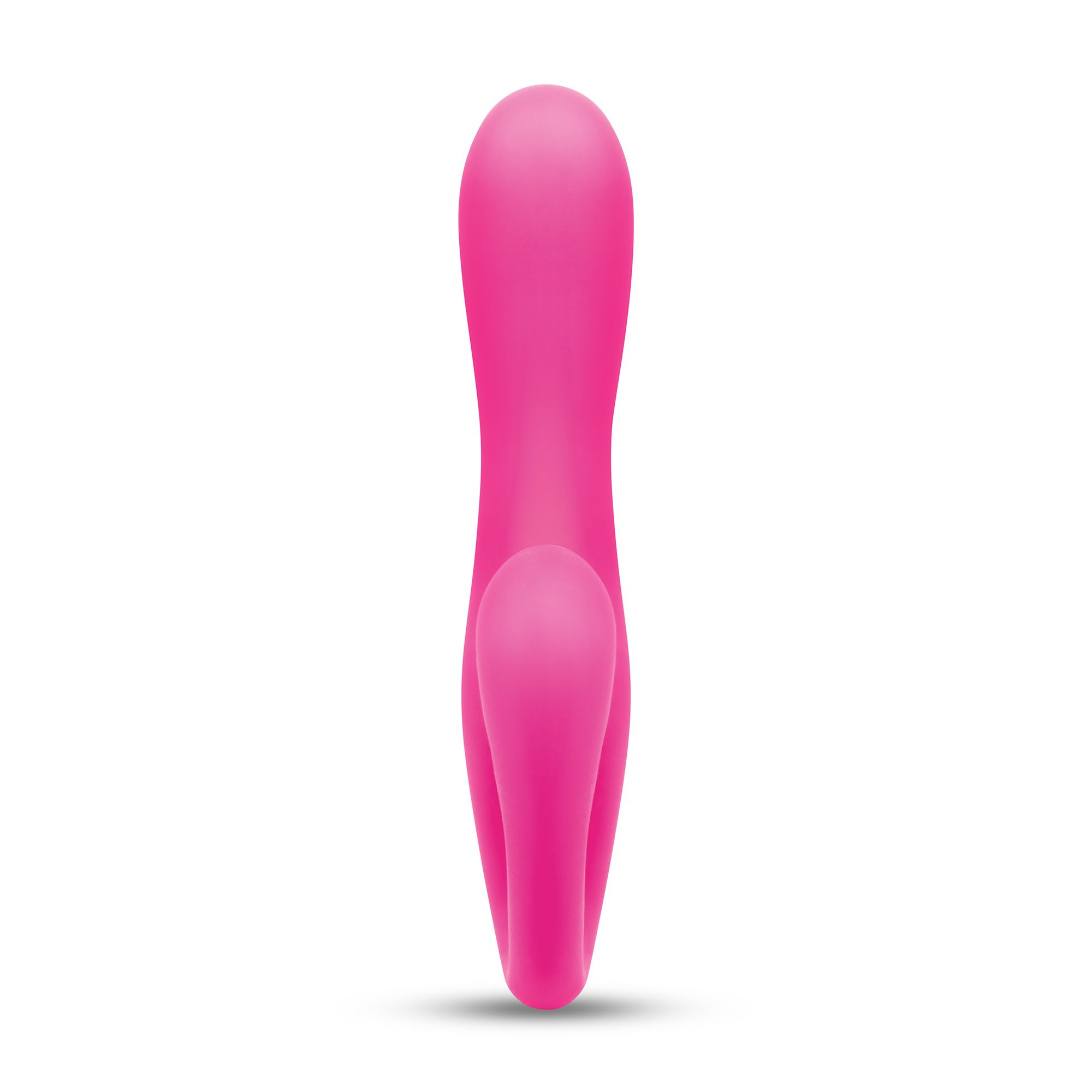 Розовый вибромассажер с клиторальным отростком Harmony Vibe - 16,8 см. — изображение 4