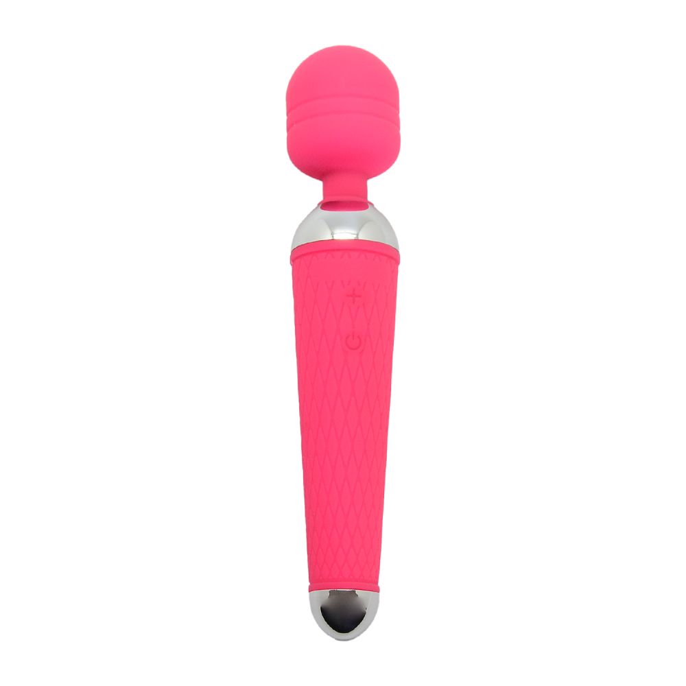 Розовый wand-вибратор Pichile - 20 см.