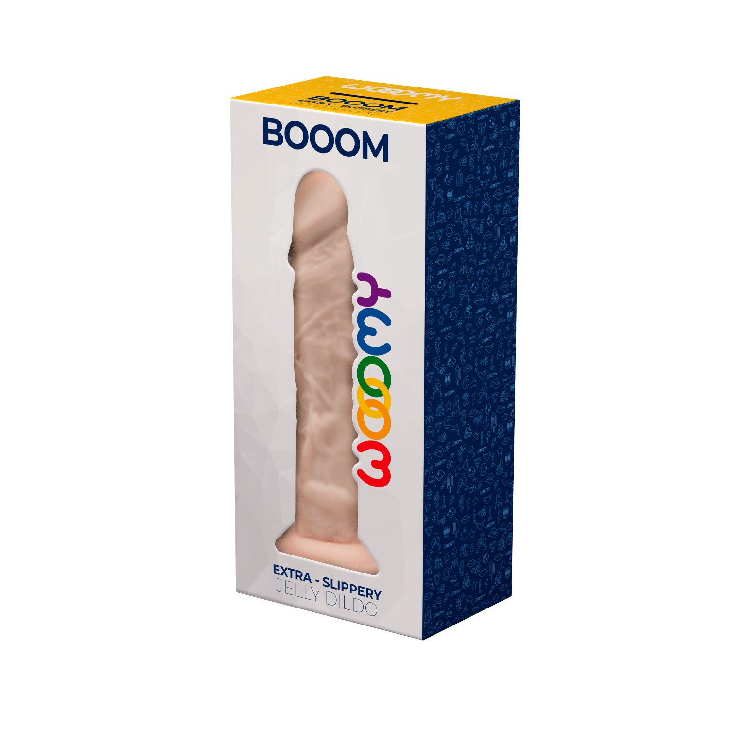 Телесный фаллоимитатор Booom - 19,3 см. — изображение 3
