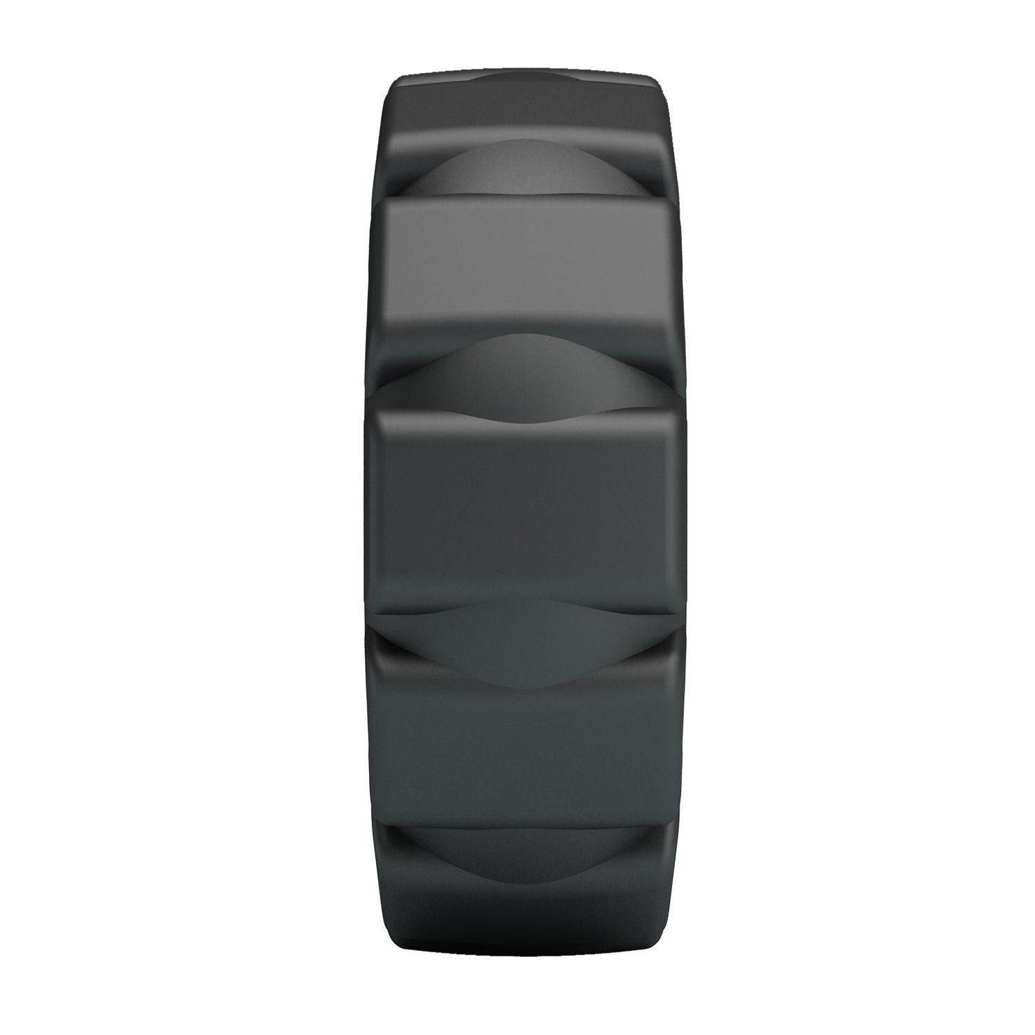 Черное фигурное силиконовое эрекционное кольцо Laiden — изображение 5