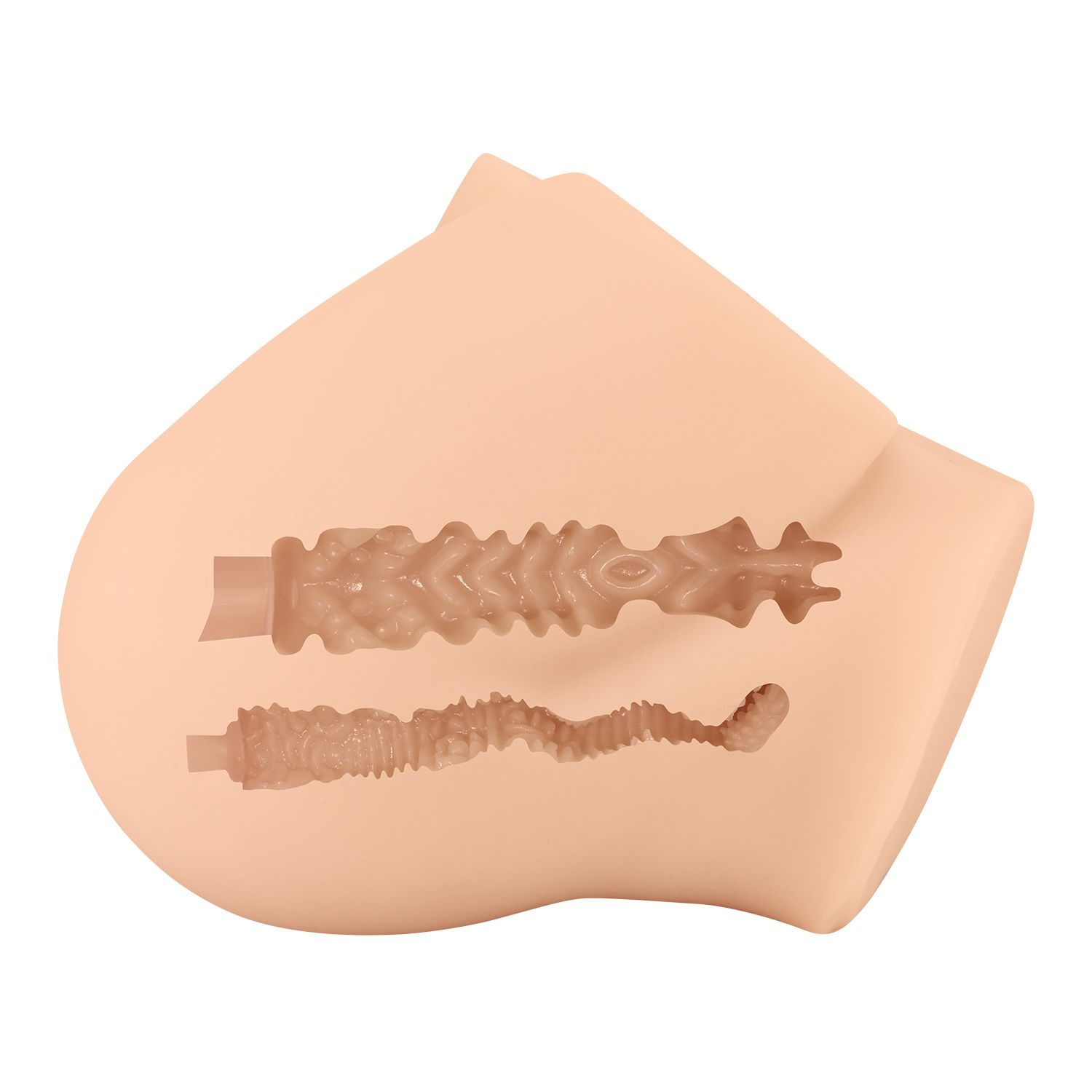 Телесный мастурбатор-полуторс Rolonda — изображение 9