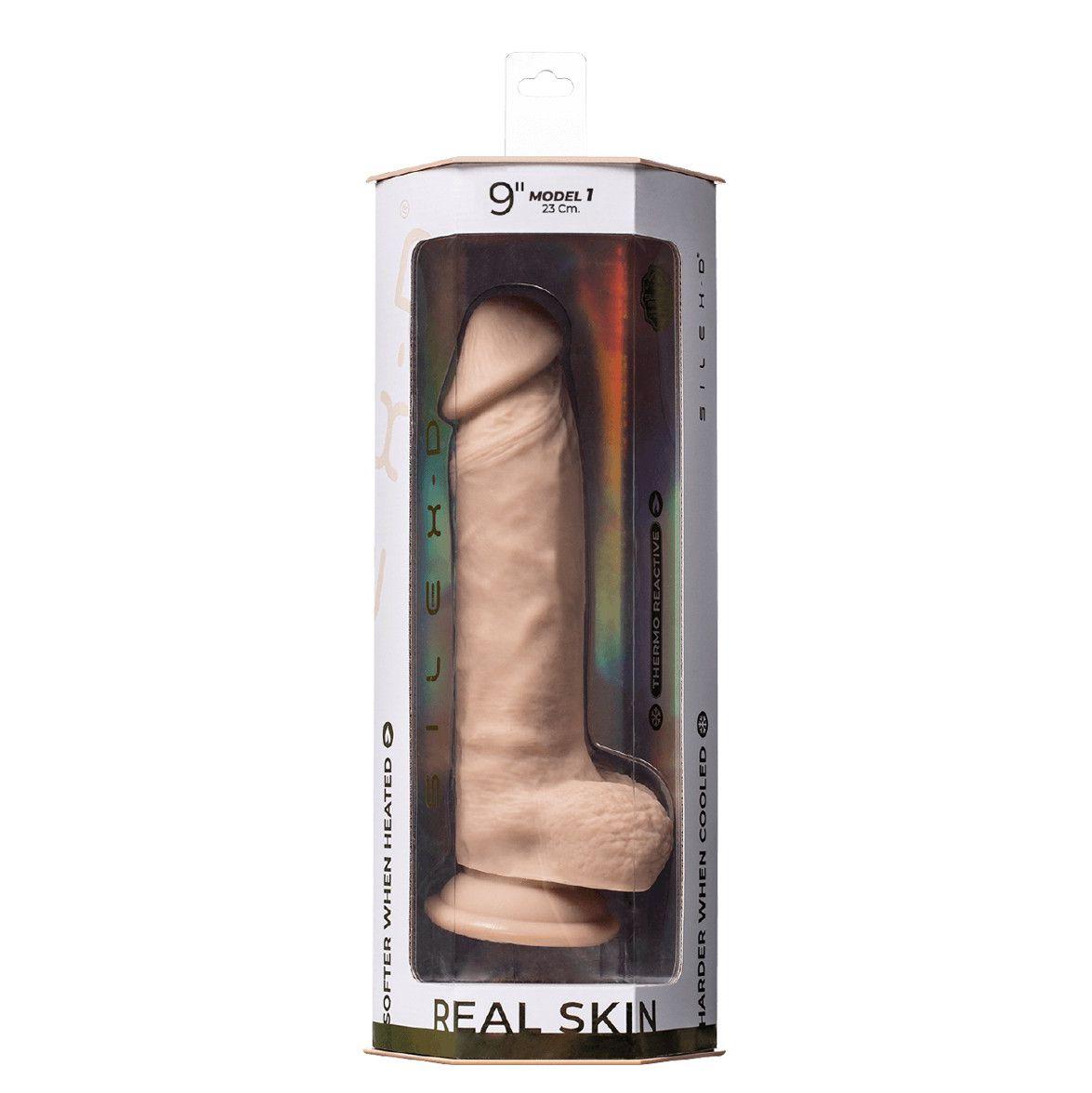 Телесный фаллоимитатор Real Skin Model 1 - 23 см. — изображение 4