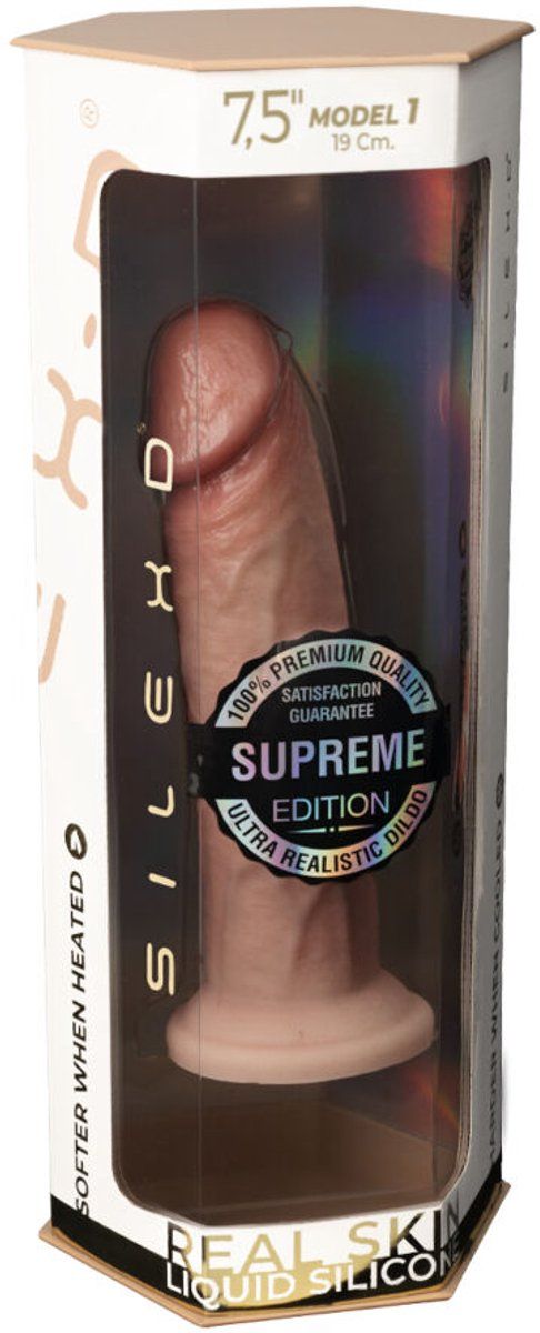 Телесный фаллоимитатор SILEXD Model 1 Premium Real Skin - 19 см. — изображение 2