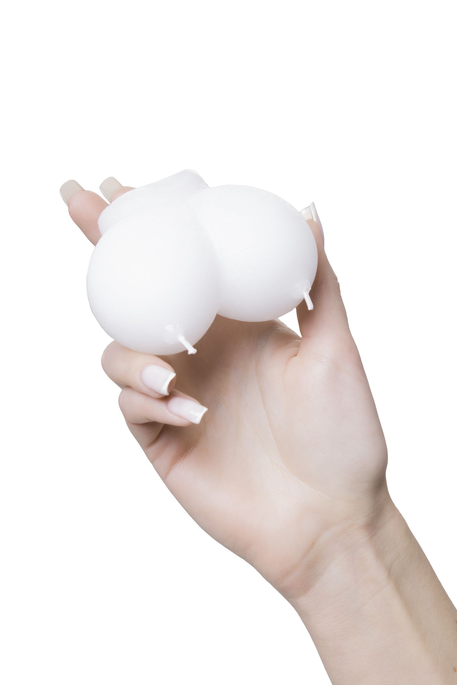 Белая сувенирная свеча «Сиськи» — изображение 4