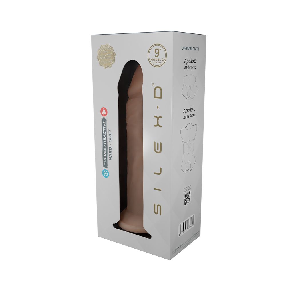 Телесный фаллоимитатор SILEXD Model 2 9 - 22,9 см. — изображение 5