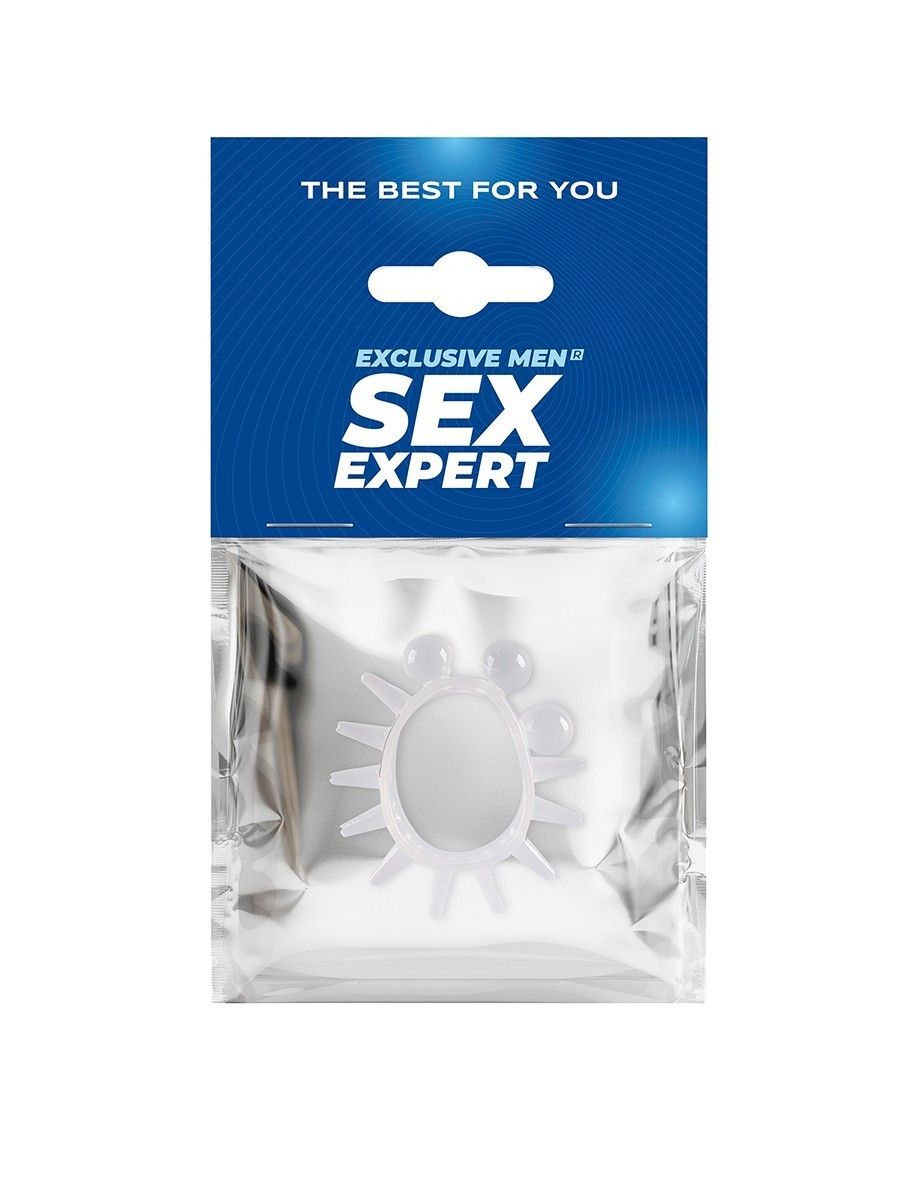 Эластичное эрекционное кольцо с шариками и лучами — изображение 2