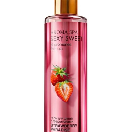 Гель для душа с феромонами и ароматом клубники Strawberry Paradise - 200 мл.
