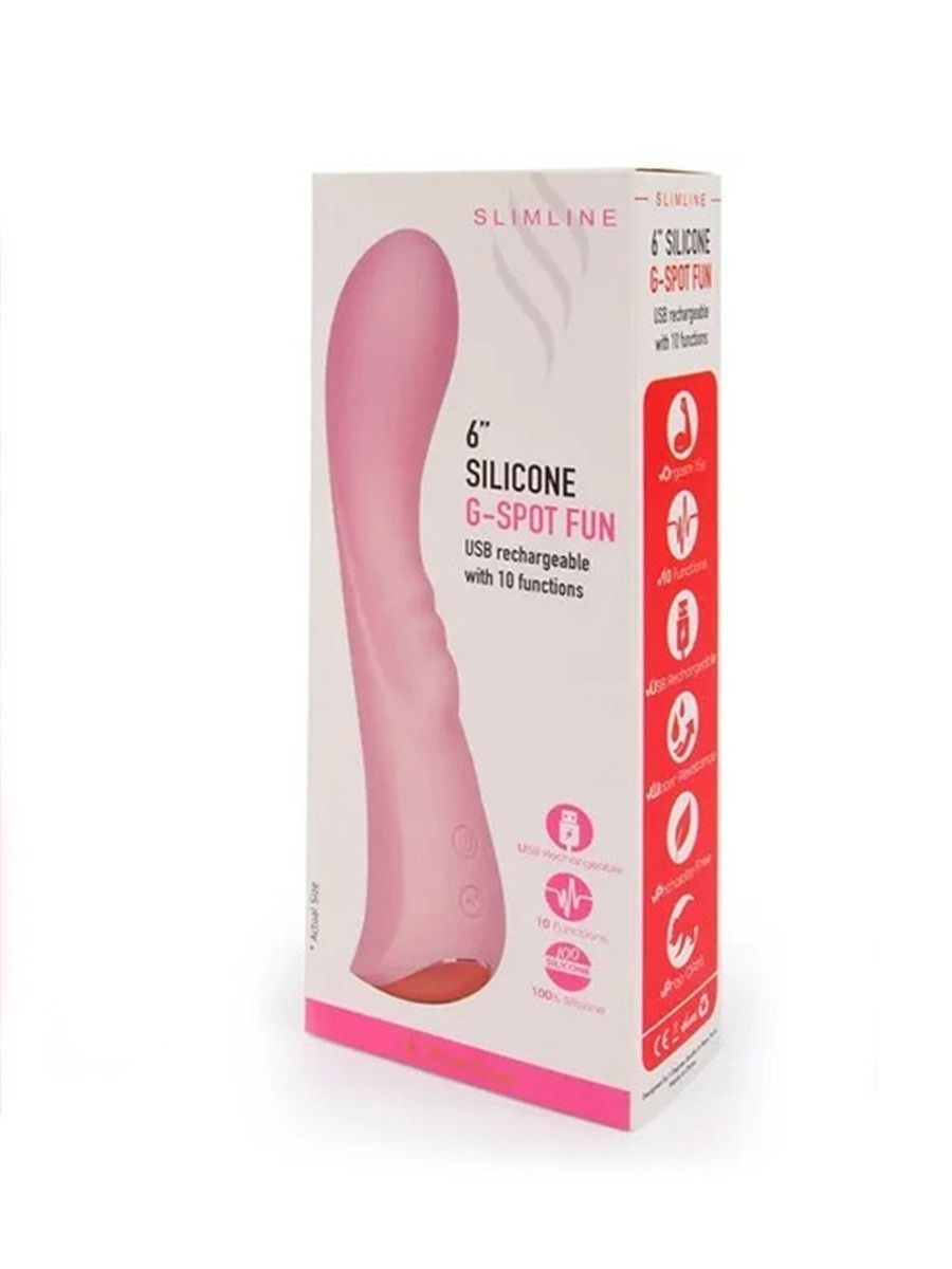 Малиновый вибратор для G-стимуляции - 19,1 см. — изображение 4