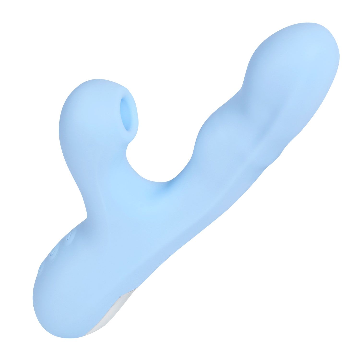 Голубой вибратор с ротацией и вакуумной стимуляцией BeYourLover Rosubi — изображение 2