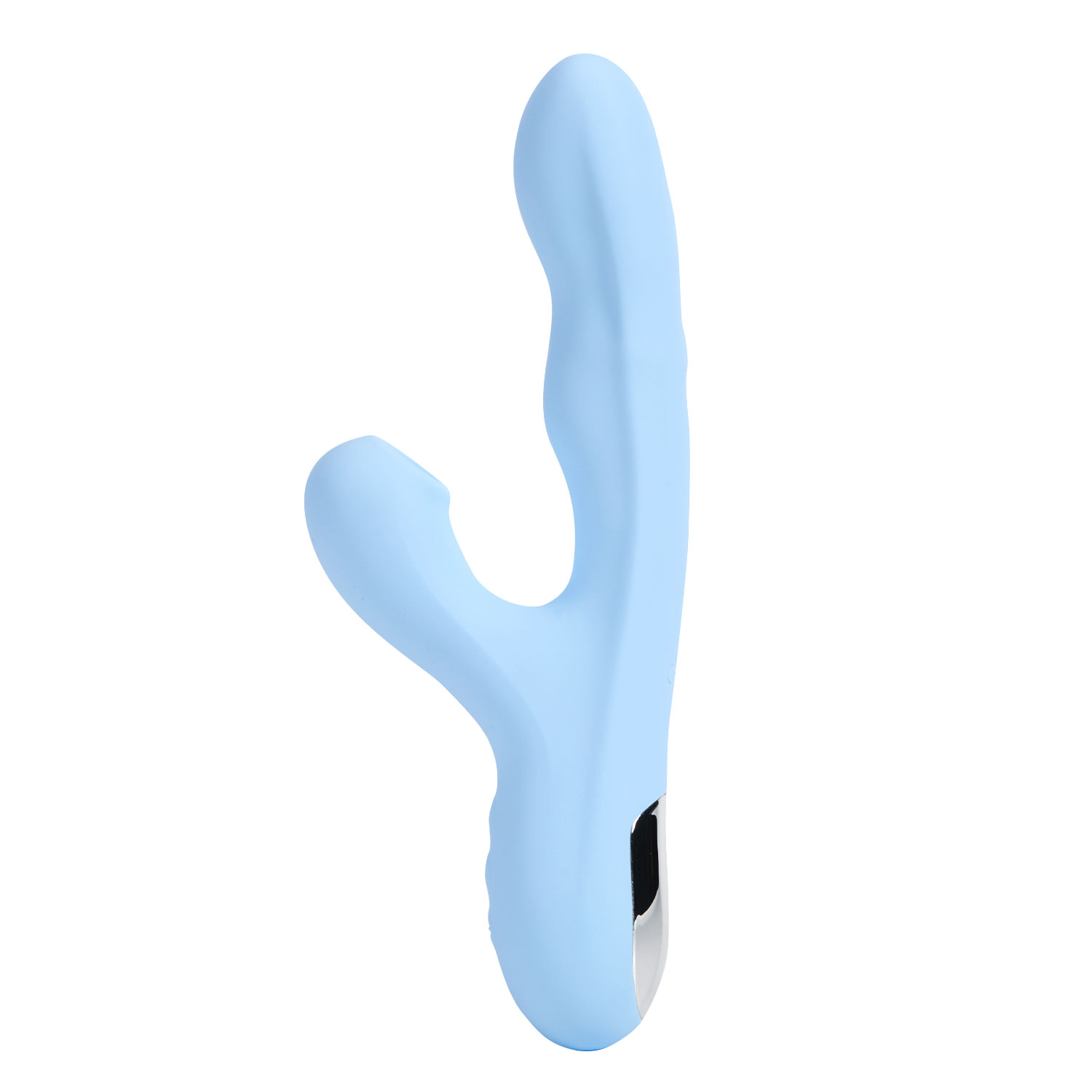 Голубой вибратор с ротацией и вакуумной стимуляцией BeYourLover Rosubi — изображение 3