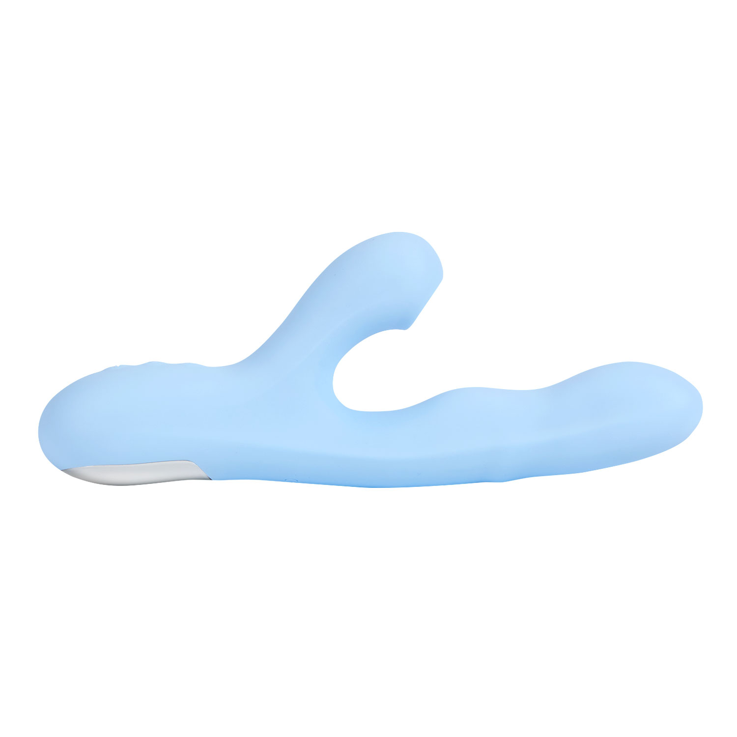 Голубой вибратор с ротацией и вакуумной стимуляцией BeYourLover Rosubi — изображение 4