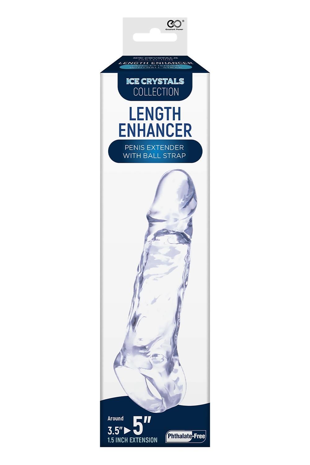 Прозрачная насадка-удлинитель Length Enhancer с подхватом - 16 см. — изображение 4