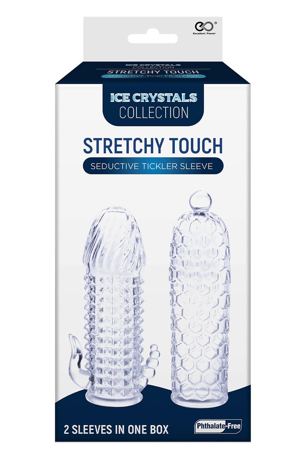 Набор из 2 прозрачных насадок на член Seductive Tickler Sleeves Set — изображение 2