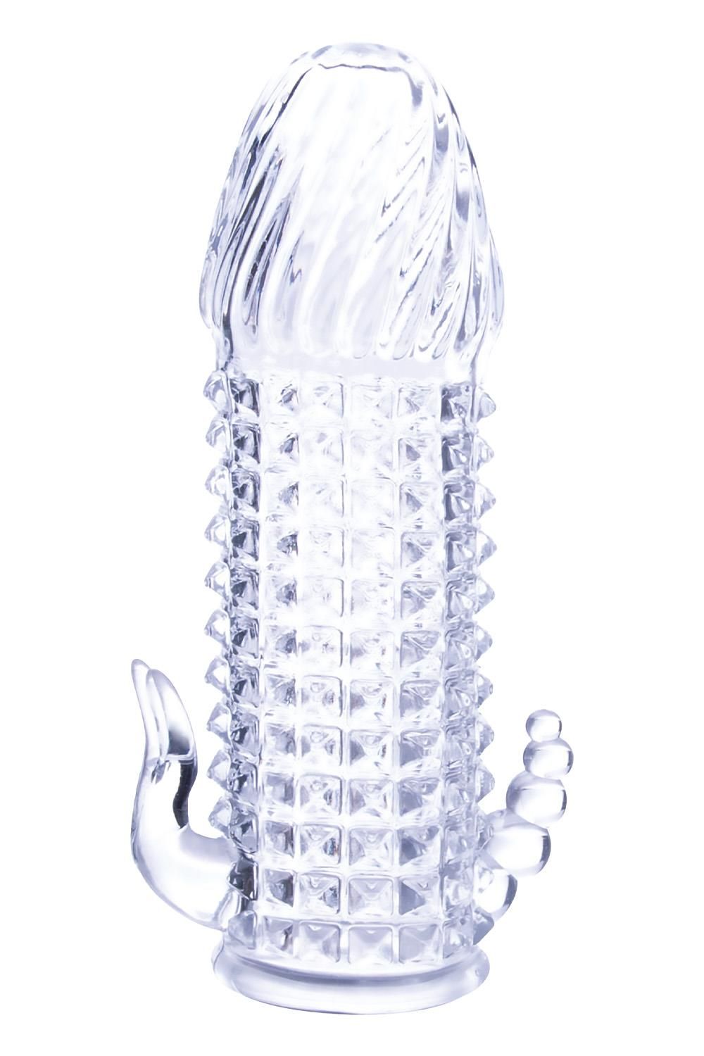 Набор из 2 прозрачных насадок на член Seductive Tickler Sleeves Set — изображение 3