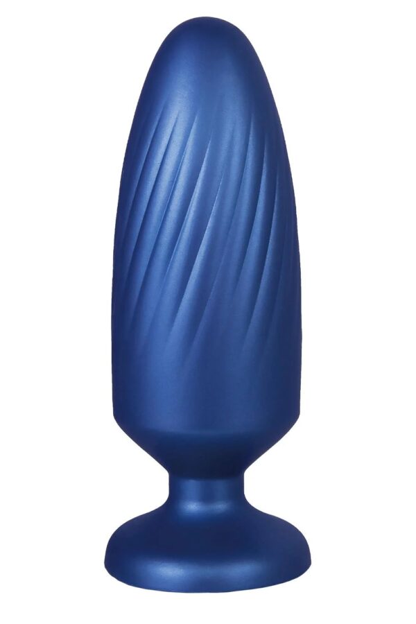 Синяя анальная пробка G Stuck Silicone Anal Plug - 13,5 см.