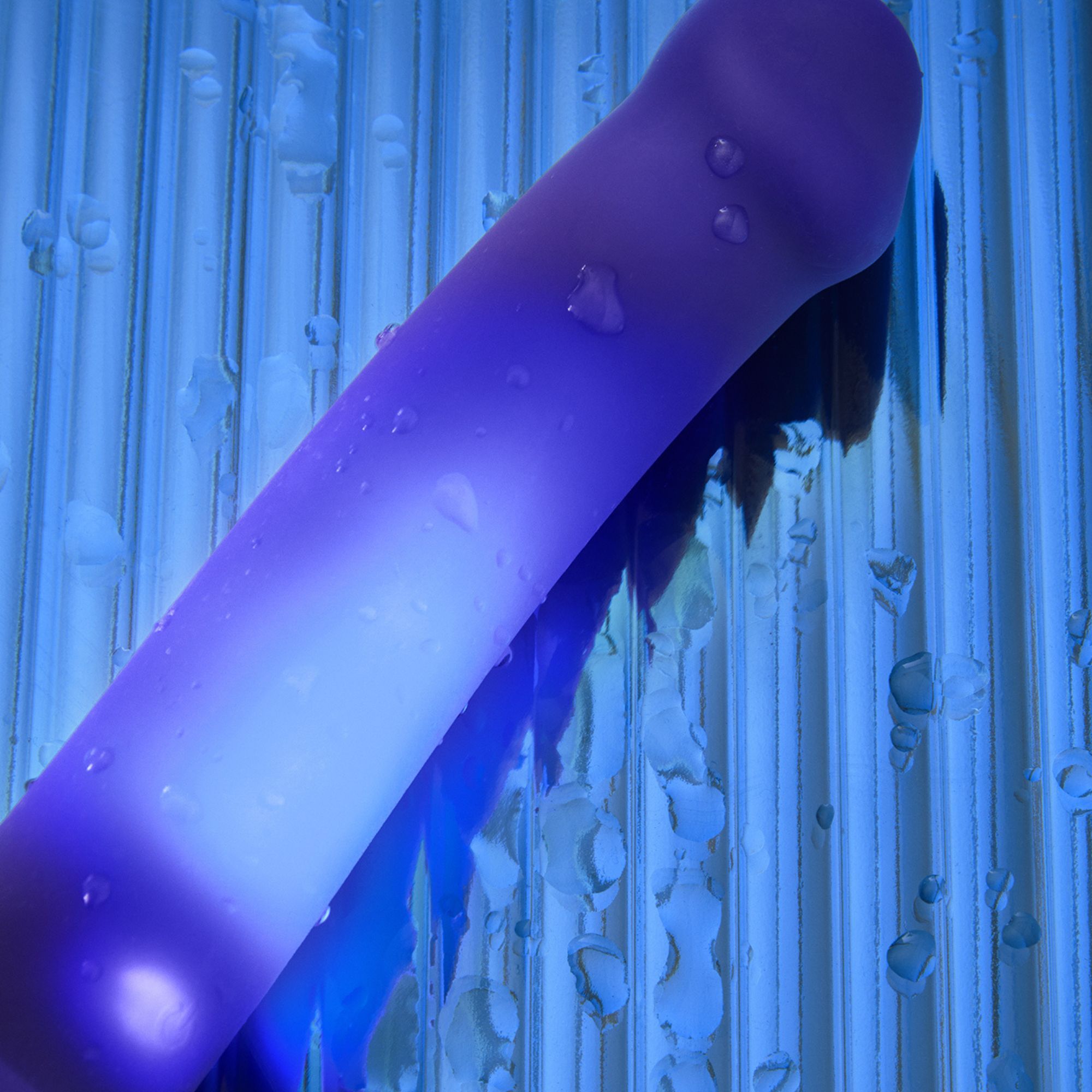 Светящийся фаллоимитатор Strap-on-me Glow-Led Dildo - size M — изображение 3