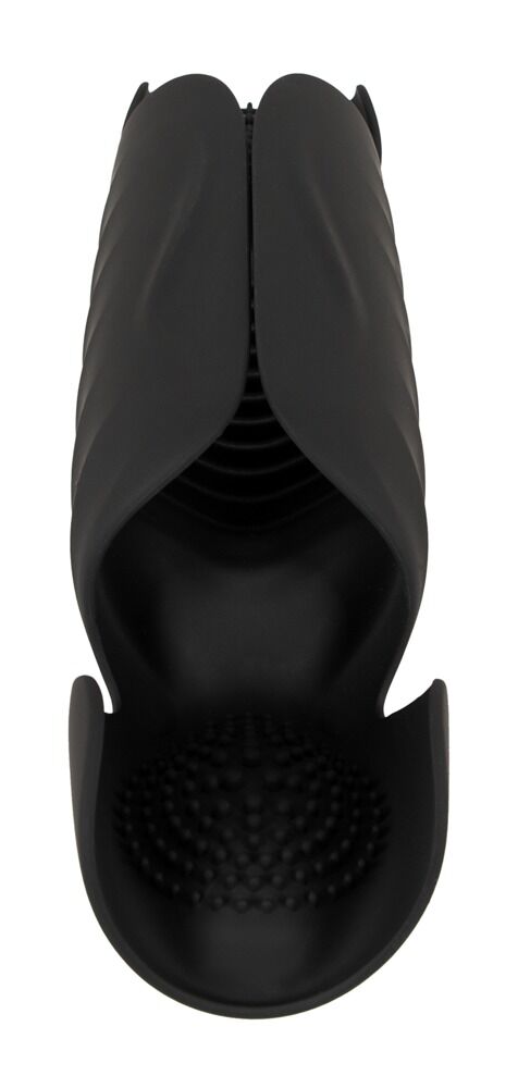 Черный вибромастурбатор с трехточечной стимуляцией Penis Trainer with 3 Point Stimulation — изображение 3