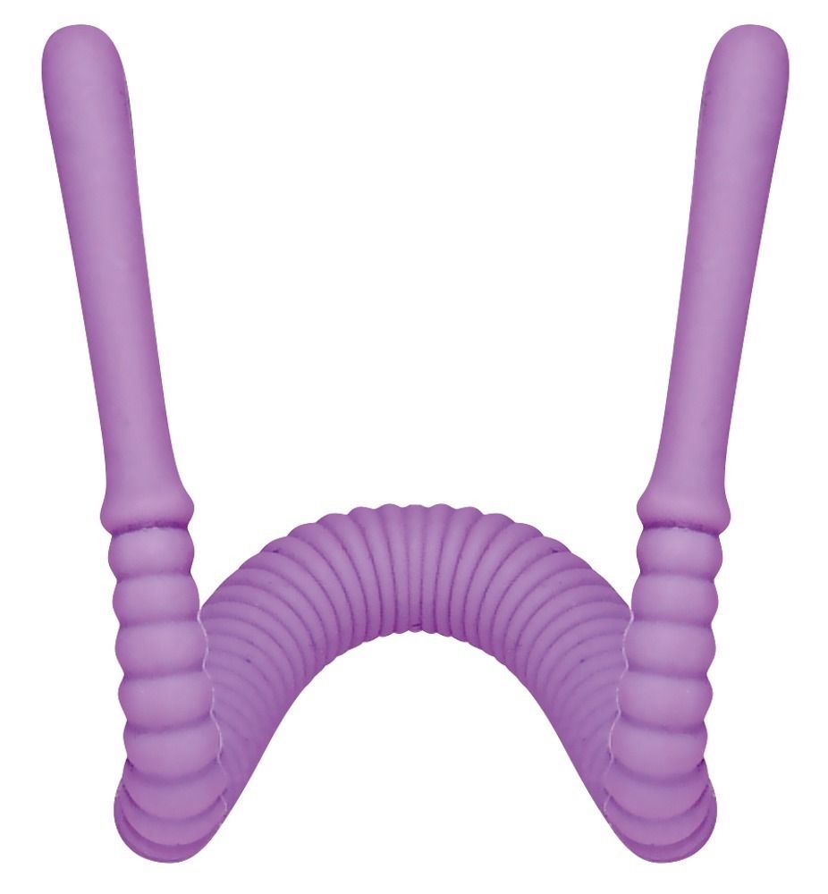 Фиолетовый гибкий фаллоимитатор Intimate Spreader для G-стимуляции — изображение 2