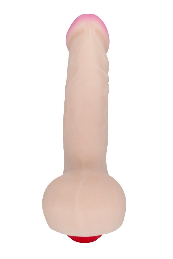 Телесный вибромассажёр HUMAN COPY 7,5 - 19 см. — изображение 3