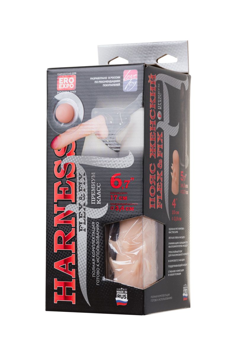 Страпон премиум класс (S) WOMAN MEDIUM с 3 насадками — изображение 8