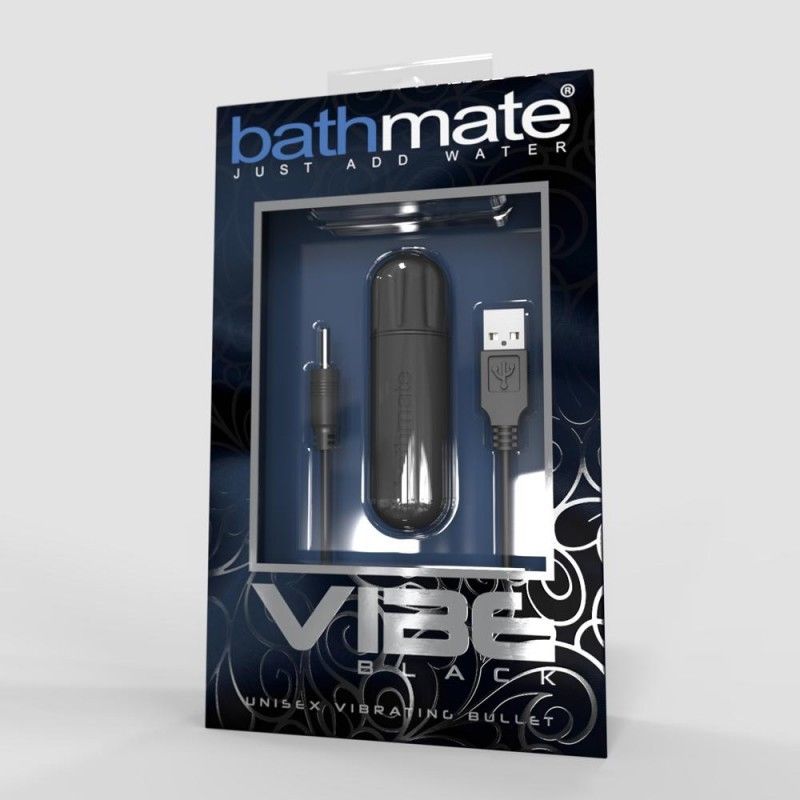 Чёрная перезаряжаемая вибропуля Bathmate Vibrating Bullet Vibe Black — изображение 4