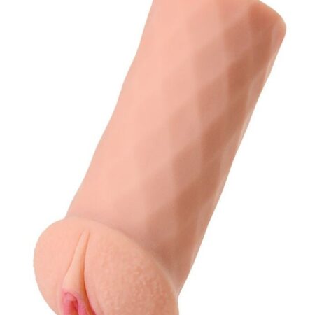 Телесный реалистичный мастурбатор-вагина Elegance.007 с двойным слоем материала