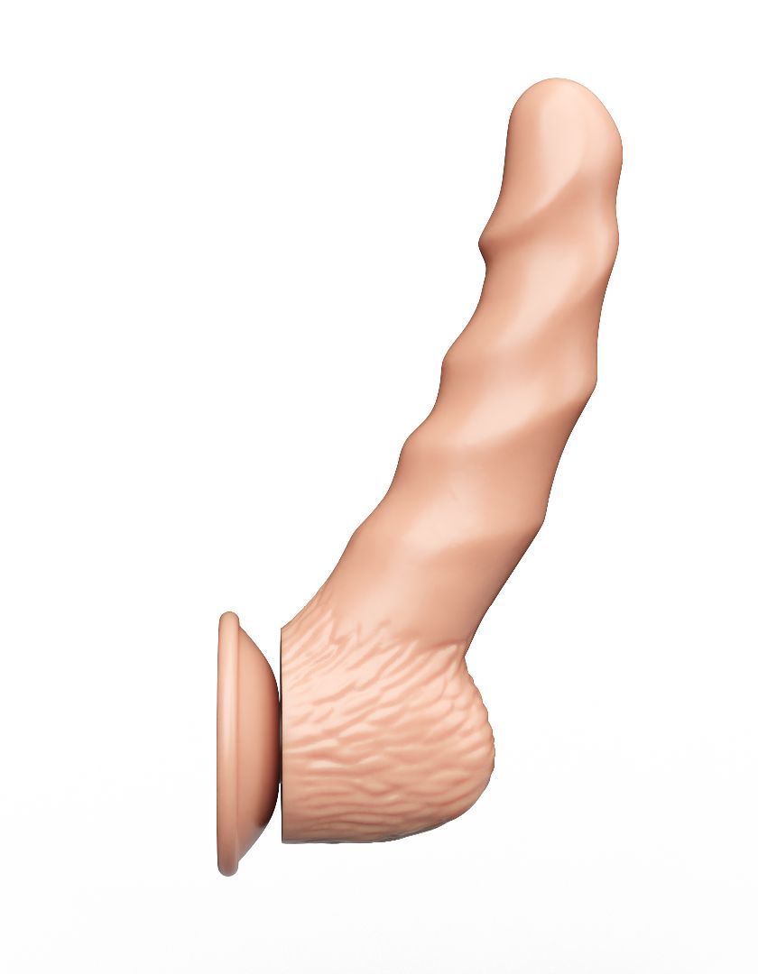 Фаллоимитатор-реалистик на подошве-присоске - 19,5 см. — изображение 8